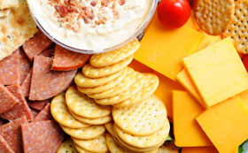 Three Sisters Diner catering cheese tray